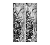 2 Pieces Of Herbal Buddha Wrist Tattoo Stickers Waterproof, Sweat-Proof, Non-Reflective, High-Grade, Small Pattern, Long-Lasting