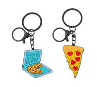 2 Pieces of Keychain, Fresh and Sweet Key Ring, Water Cup Box Packaging Decoration, Holiday Gift for Couples.