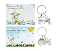 2 Pieces of Keychain, Holiday Party Souvenirs, Friends Blessing Gifts, Daily Box Packaging Decorations.