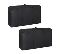 2 pieces of luggage bags, Oxford storage bags, travel luggage carrying bags, breathable canvas storage bags, suitable for bedding, duvets, blankets, clothes (80 * 45 * 25cm)