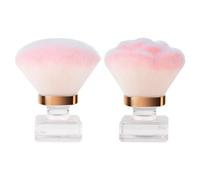 2 Pieces Of Makeup Brush, Makeup Tools, Nail Dust Brush, Multi-Function Brush, Durable Nail Brush.
