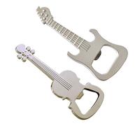 2 Pieces of Musical Instrument Bottle Openers, Novelty Glass Bottle Cap Openers, Novelty Metal Keychains, Guitar Beer Bottle Openers, Creative Personalized Gifts