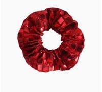 2 Pieces Of Sequined Hair Loops And 2 Pieces Of Bow Hairpins, Shining Shiny Surface, Elastic And Stable Shape, Party Ponytail Use, Hair Accessories For Ladies And Girls.