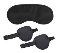 2 Pieces of Single-Eye Blackout Eye Masks, 1 Piece of Sleeping Eye Mask, Adjustable One-Eye Mask, Eye Mask for Children and Adults, Pirate Eye Mask, Eye Protection Mask