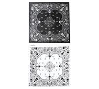 2 Pieces Of Skull Scarf, Breathable And Comfortable Printed Face Towel, Multi-Function Cloth Towel, Personalized And Fashionable Headscarf, Novel Scarf, Clothing And Dressing Accessories.