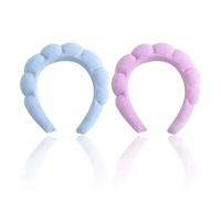 2 Pieces Of Sponge Headbands, Fluffy Skin Care Headbands, Non-Slip Sponge Headbands, Women'S Sponge Headbands, Face Wash And Skin Care Accessories