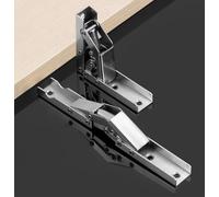 2 Pieces of Trapdoor Hinges - Hidden, Folding Cabinet & Wardrobe Doors - Clamshell Support Hinges