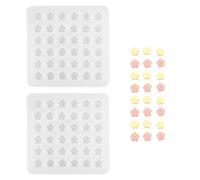 2 Pieces of White Resin Flower Molds, Small Baking Molds, DIY Cake Molds, Suitable for Chocolate and Cookies.
