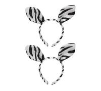 2 Pieces Of Zebra Ear Headbands, Creative Headbands, Fun Headbands, Role-Playing Props, Photo Props.