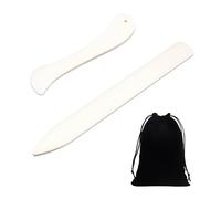 2 Pieces Origami Knives, Folding Aids, DIY Plastic Bone Knife, Letter Opener, Imitation Cow Bone Scraper, Paper Cutter, Craft Embossing