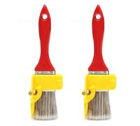 2 Pieces Paint Brushes, Paint Pads for Walls and Ceilings, Paint Cutting Tool, Paint Edging Tool, Drawing Edge Paint Brush, Cutting Paint Brush, Paint Edger, Paint Edging Tool