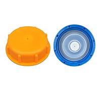 2 Pieces Parking Heater Fuel Tank Cover Caps Replacement Easy (Blue, Yellow)