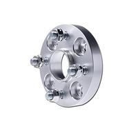 2 Pieces PCD 4x108 CB 63.4mm Wheel Spacer Adapter For Ecosport For Fiesta For Mustang1974-1993 Wheel Spacers(2PC-silver-20mm)