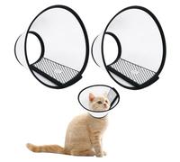 2 Pieces Pet Protective Collar, Pet Funnel, Recovery Collar, Pet Neck Collar, Adjustable Collar, Cone For Pets After Surgery