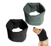 2 Pieces Pet Warm Earmuffs, Washable Soft Pet Hat, Anti-Noise Dog Earmuffs, Dog Collar, Hearing Protection Earmuffs for Cats and Dogs