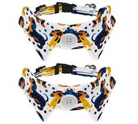 2 Pieces Pets Dog Cat Bowtie Tie, Pets Costume Adjustable Formal Necktie Collar for Cats Small Dogs Puppy Party Accessories, Dachshund Dog