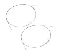 2 Pieces Piano Music Wire 3.28ft 1mm Dia Replacement for Broken Strings #18