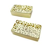 ＡＷＨＡＯ 2 Pieces Pickguard Covers for Electric Guitar, Copper Hollow Pattern, Replacement Parts for Musicians, Rehearsals, DIY Enthusiasts, Re, Gold Gear