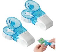 2 Pieces Pill Popper for Blister Packs, Blue Portable Pill Taker, Effortless Single-Press Extraction, Suitable for Seniors, Limited Mobility or Arthritis Sufferers (A)