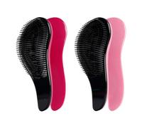 2 Pieces Plastic Comb, Portable Comb, Curly Comb, S-Shaped Comb, Durable Comb, Massage Brush.