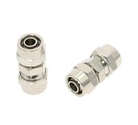 2 Pieces Pneumatic Quick Twist Connectors Air Tube Push-On Connectors Quick Connectors 4/6/8/10/12mm Hose(OD10mm to 8mm)