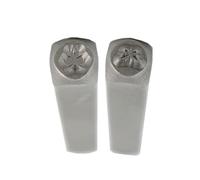 2 Pieces Practical Jewelry Anvils Chisels Tool for Goldsmiths to Enhances Texture and Appearance of Creation Daily Use Metal Stamp