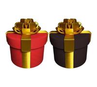 2 Pieces Prank Nesting Boxes Reusable Money Puzzle Box For Cash 7x7x10 Cm | Nested Screw Boxs, 3D Printing, Reusable & Hard To Open Novelty, Hilarious Money Card Container, Fun Christmas Gag For Adults