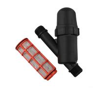 2 Pieces Pressure Regulator and Filter for Efficient Drip Irrigation with Dust and Particle Filtration to Optimize Water Distribution