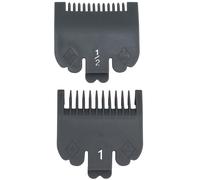 2 Pieces Professional Hair Clipper Guard Guide Attachment Combs, 1.5mm, 3mm, 1/16", 1/8", Compatible with Wahl Standard Full-Sized 8148 1919 8504 Magic Clip Hair Clippers (Gray)