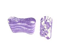 2 Pieces Pull Buoy Kickboard Equipment EVA Floating Leg Support Arm Strengthener Suitable for Adults Children Pool, Purple