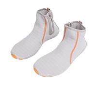 2 Pieces Quick Water Shoes Rubber Dry Rubber High Top Breathable Briefs Beach Shoes for the Beach for the Sea Water Sports, grey, 10 UK