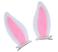2 Pieces Rabbits Hair Clip For Girls Women Felts Hairpin Comfortable Wear Mother Daughter Matching Accessories Secure Grip Clip For Active Wear