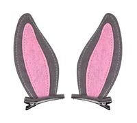 2 Pieces Rabbits Hair Clip For Girls Women Felts Hairpin Comfortable Wear Mother Daughter Matching Accessories Secure Grip Clip For Active Wear