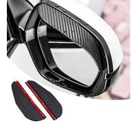 2 Pieces Rain Deflectors for Door Mirrors Suitable for VW Tiguan Mk3 SUV (2024-),Performance To Block Rain & Reduce Wind Noise,Easy Installation