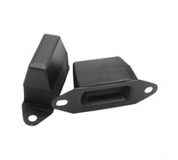 2 Pieces Rear Bump Stop Bumper For Jeep For Cherokee Xj And Comanche Mj Years 1987 Through 2001 Suspension System Rubber Block 52004297 Black Finish High Durability Long Lasting Performance Quick