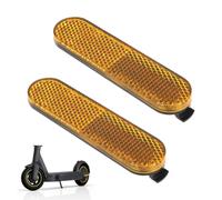 2 Pieces Rear Wheel Side Reflective for Xiaomi 5/5Pro/5Max Electric Scooter, Yellow ABS Reflectors, Safety Reflective Strips