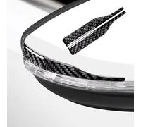 2 Pieces Rearview Mirror Protective Stickers for Ford Transit Connect 2 (II) I 2014-2022, Carbon Look Anti-Collision Strips, Car Side Mirror Decoration Accessories