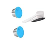2 Pieces Refillable Coffee Pod, Style to 1, 51-100 Ml