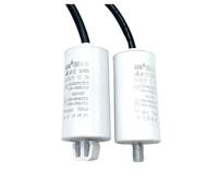 2 Pieces Refrigerator Freezer Capacitor with Wire Motor Starting Capacitor CBB65A-2 2.5uF 3UF 4UF 450V(4UF-Screw fixed)