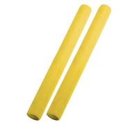 2 Pieces Relay Baton Foam Track Field Relay Baton Track and Field Relay Batons Field Race Track Baton Field Race Batons Race Equipments, Yellow