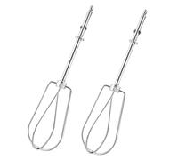 2 Pieces Replacement Electric Egg Beaters, Stainless Steel Whisk Replacement Parts, Universal Mixing Device