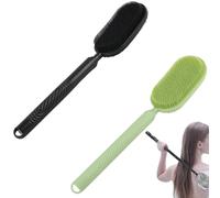 2 Pieces Retractable Bath Back Brushes - Long Handle Back Scrubbers for Use in Shower - Exfoliatings Shower Brush | for Massage Can Produce Rich Foam for Men Women