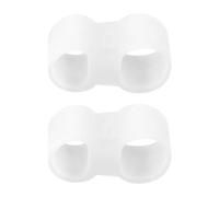 2 Pieces Reusable Toe Spacers Soft Silicone Relief Pads Overlapping Toes Suitable For Running Gym Daily Use Flexible Toe Divider For Gym Workouts