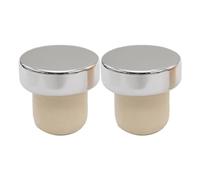 2 Pieces Reusable Wine Bottle Stopper Seal Plug Wine Stopper Bottle Cover Wine Outlet Cap Wedding Gifts Bar Kitchen Tool Beer Bottle Stopper for Glass Bottles