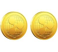 2 Pieces Ripple XRP Coin Crypto Coins Cryptocurrency Favorite Coin Iota Commemorative Coin Souvenir Token