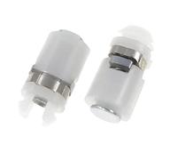 2 Pieces Rotating Shaft Spindle Hinge Axis Replacement, for Gameboy for Advance for SP, for GBA for SP Console Repair(White)