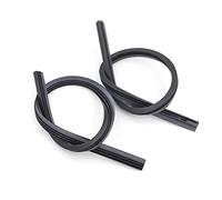 2 pieces rubber wiper rubber strips, boneless wiper blades, suitable rubber strips, universal wiper blade supplement, car cleaning accessories (6mm*700mm)