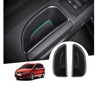[2 Pieces] Ruiya Compatible with VW Sharan MK2 7N 2012-2020 Seat Alhambra 2016-2021 Car Door Handle Storage Box, Container Organiser Tray Central Console Glove Tray Sharan Accessories [Front Door]