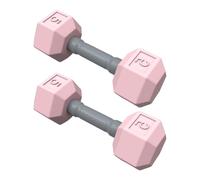 2 Pieces Safe Soft Silicone Baby Dumbbell Toy for Infant Exercise Promoting Color Learning and Durability Portable Toy