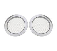 2 Pieces Screen Inserts Guitar Parts Insert Grills Vintage Resonator Sound Hole Cover Sound Hole Insert Resonator Parts